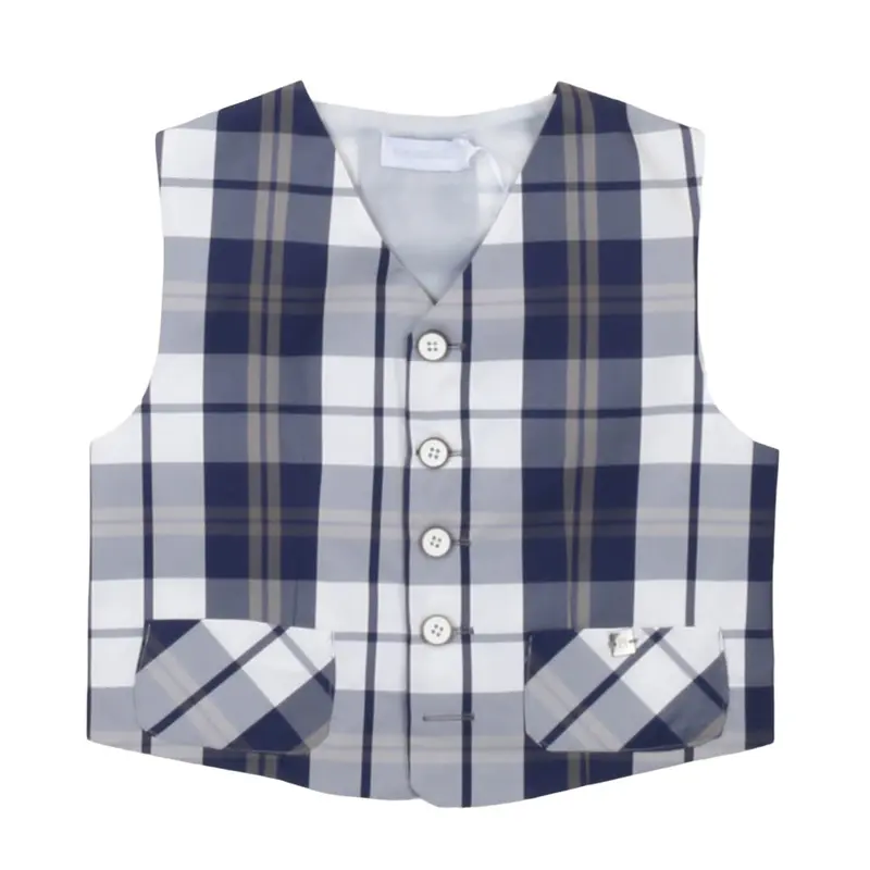 Carlo Pignatelli Gilet blu neonato bambino