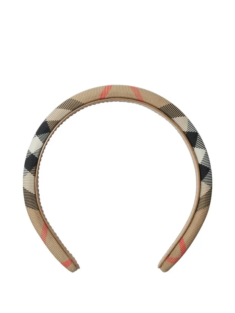 Cerchietto per bambina Burberry Kids in check