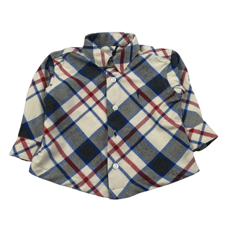 Cesare Paciotti Camicia Stampa Fantasia Multicolor per Neonato