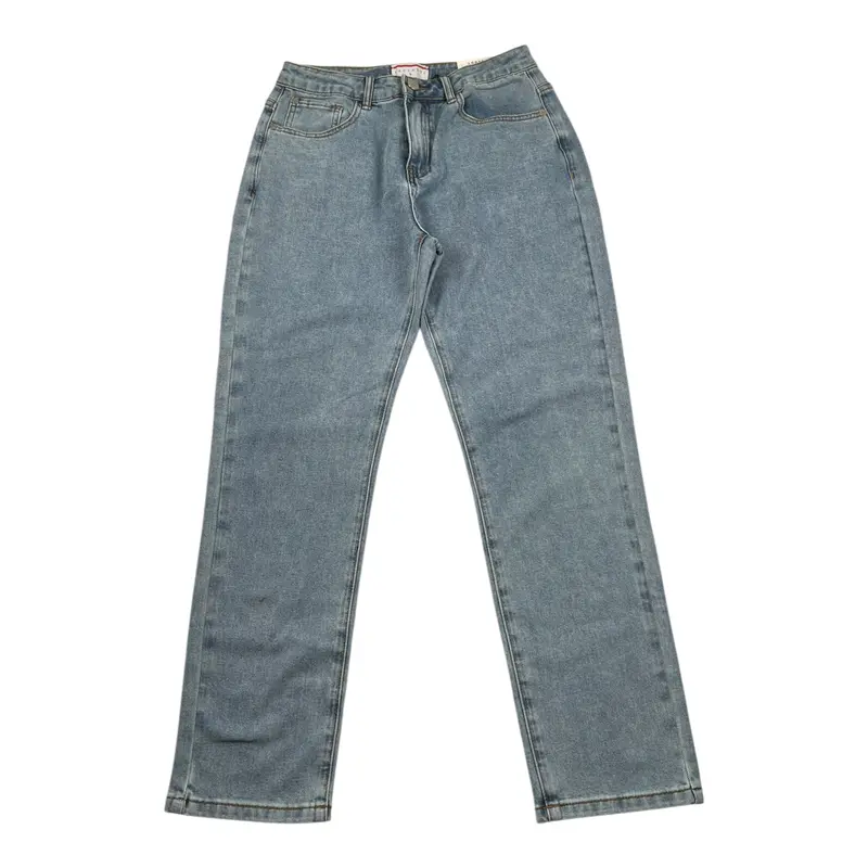 Cesare Paciotti Jeans tinta unita con Girovita Regolabile Azzurro per Bambino