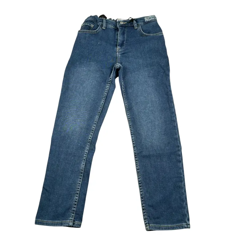 Cesare Paciotti Jeans tinta unita con Girovita Regolabile Blu per Bambino