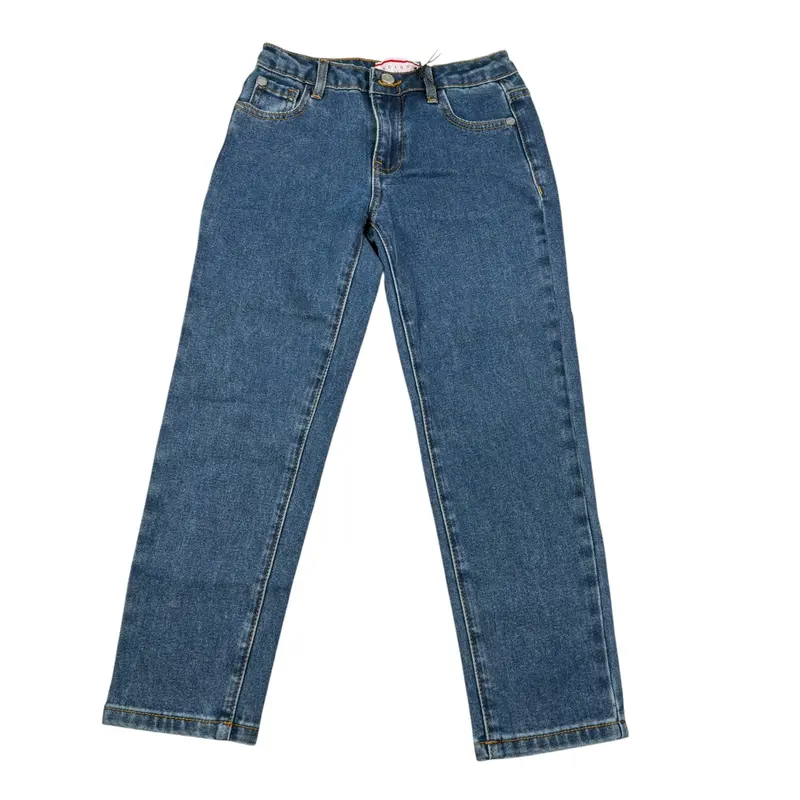 Cesare Paciotti Jeans tinta unita con Girovita Regolabile Blu per Neonato