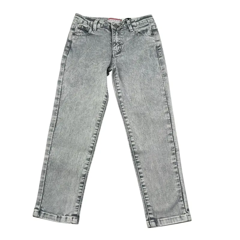 Cesare Paciotti Jeans tinta unita con Girovita Regolabile Grigio per Bambino