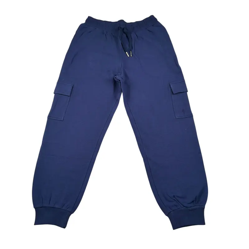 Cesare Paciotti Pantalone tinta unita con Alstico In Vita Blu per Bambino