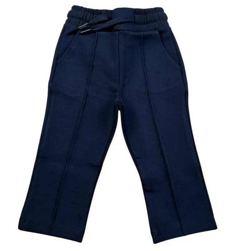 Cesare Paciotti Pantalone tinta unita con Elastico In Vita Blu per Neonato