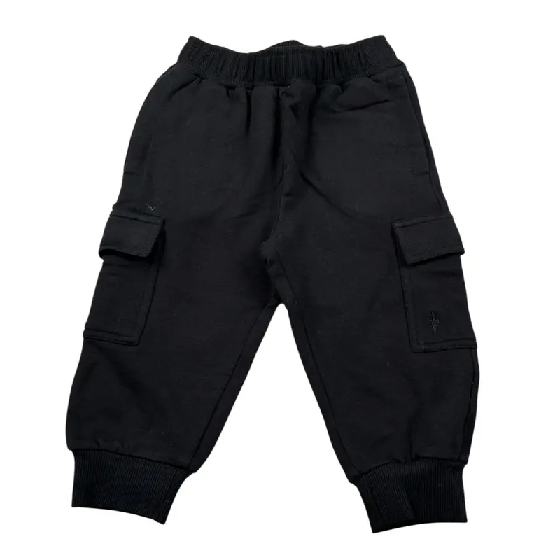 Cesare Paciotti Pantalone Tuta tinta unita Nero per Bambino