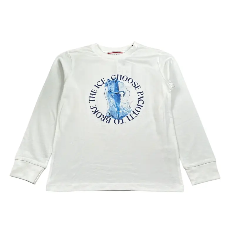 Cesare Paciotti Shirt tinta unita con Stampa Bianco per Bambino