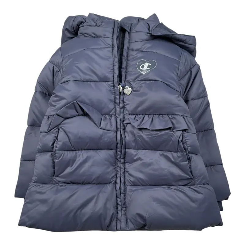 Champion Giubbini tinta unita con Cappuccio Blu per Neonata