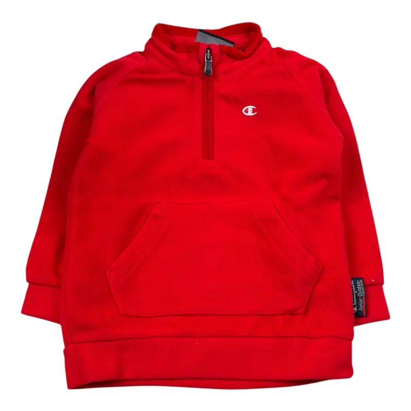 Champion Maglia tinta unita con Logo Rosso per Neonato