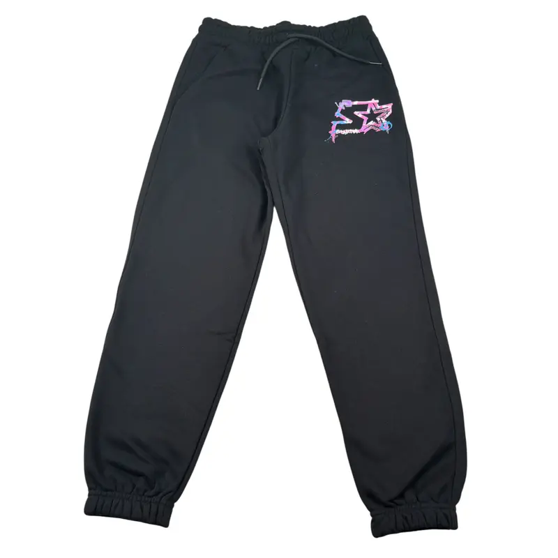 Champion Pantalone Tuta tinta unita Nero per Bambina