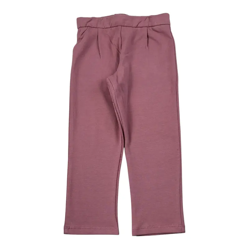 Coccode Pantalone tinta unita con Girovita Regolabile Rosa per Neonata