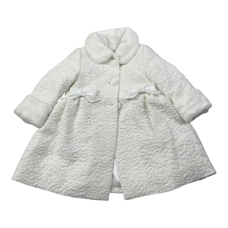 Colori Chiari Cappotto tinta unita Panna per Neonata