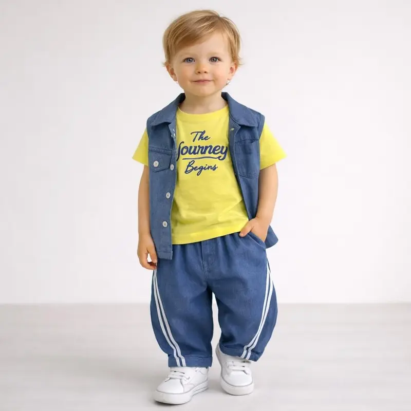 Completo 3 Pezzi Cotone Neonato