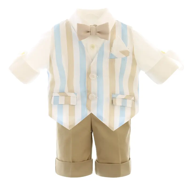 Completo bambino con gilet fasciato