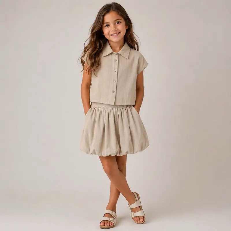 Completo Bimba In Lino