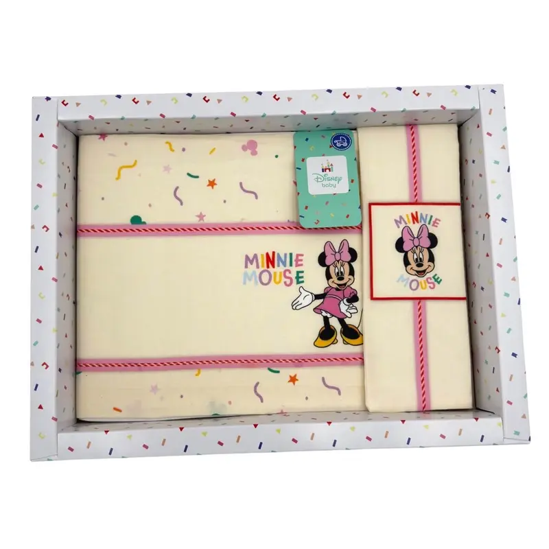 Completo Carrozzina Minnie Disney 100% Cotone