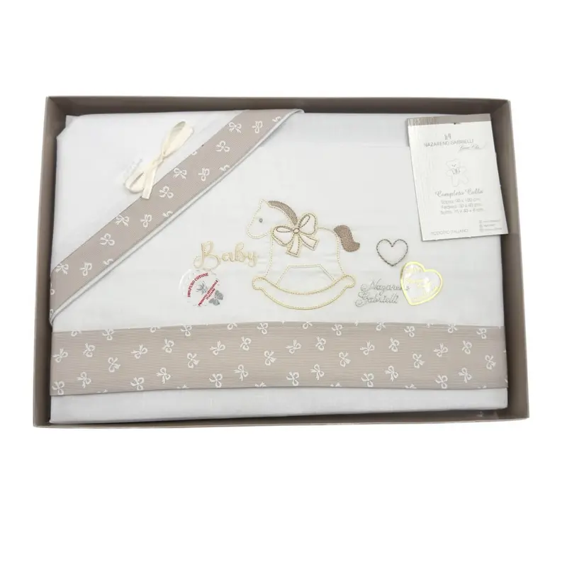 Completo Culla/Lettino 100% Cotone