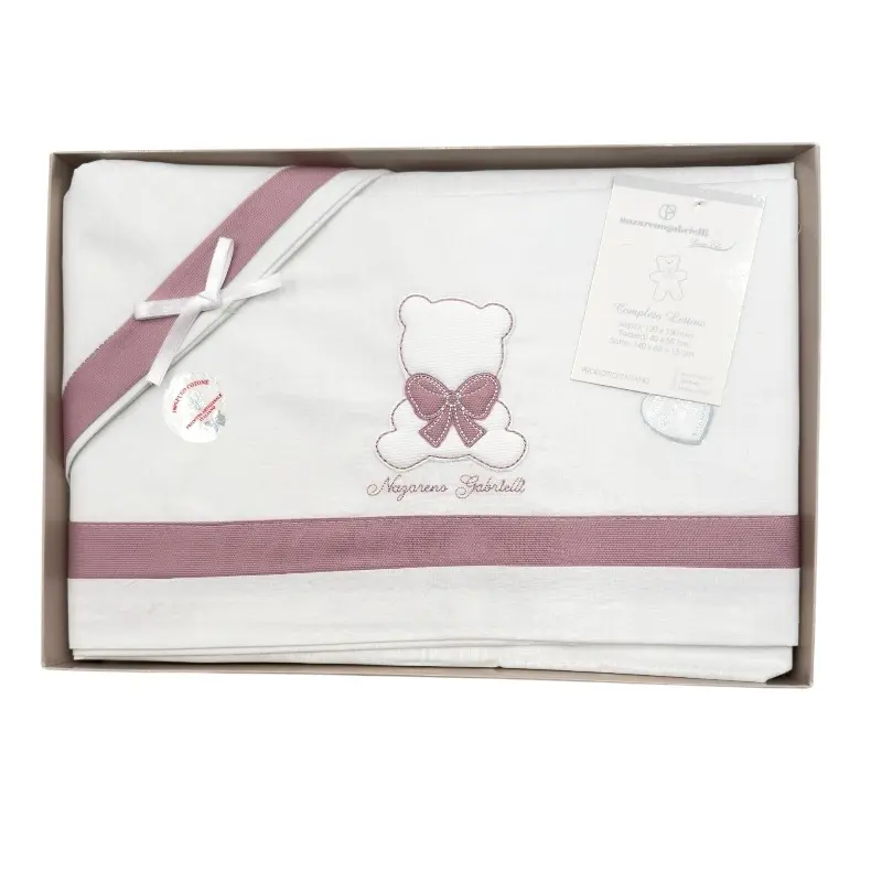 Completo Culla/Lettino Orsetto 100% Cotone