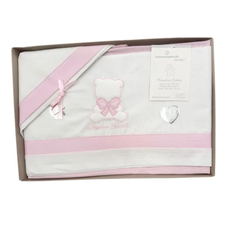 Completo Culla/Lettino Orsetto 100% Cotone