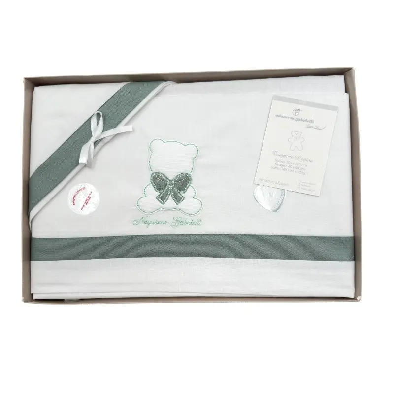 Completo Culla/Lettino Orsetto 100% Cotone