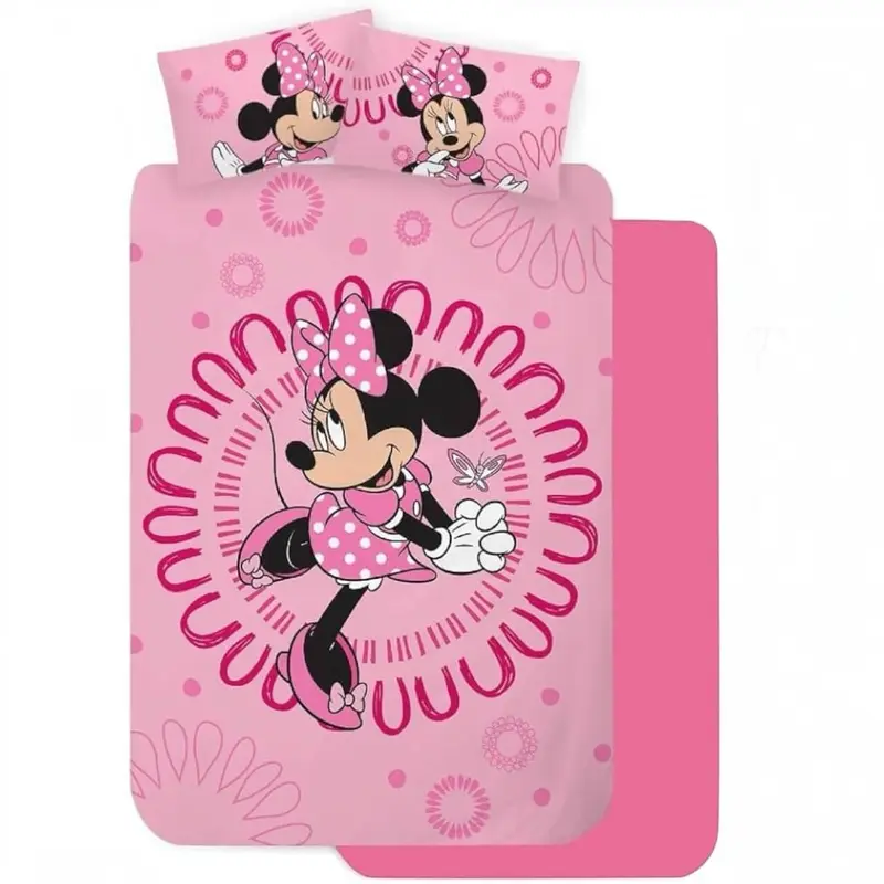 Completo Letto Piazzato 1 Piazza Disney Minnie