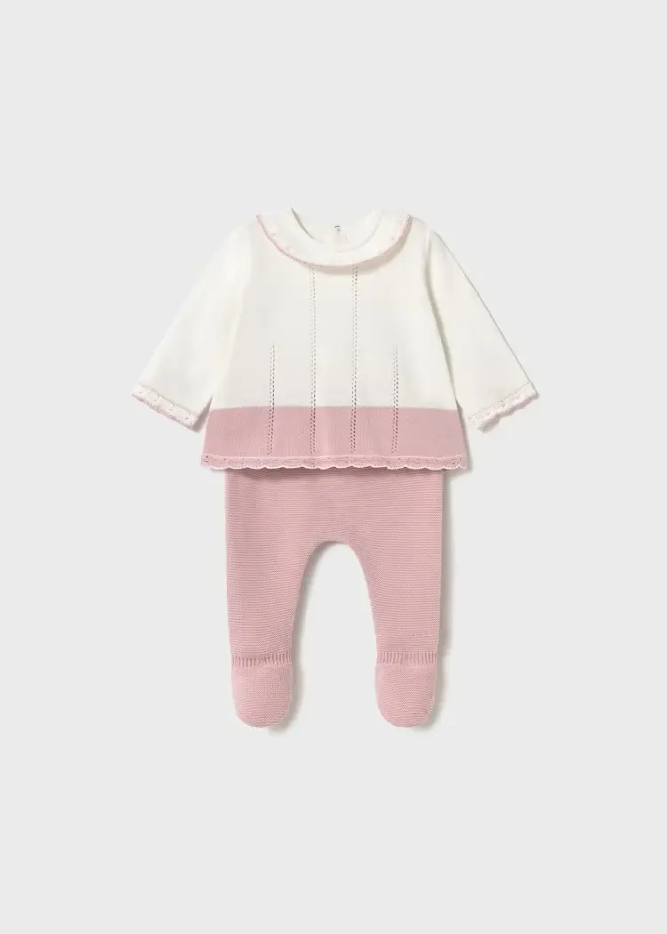 Completo maglia e ghettine Rosa Regular Fit.
