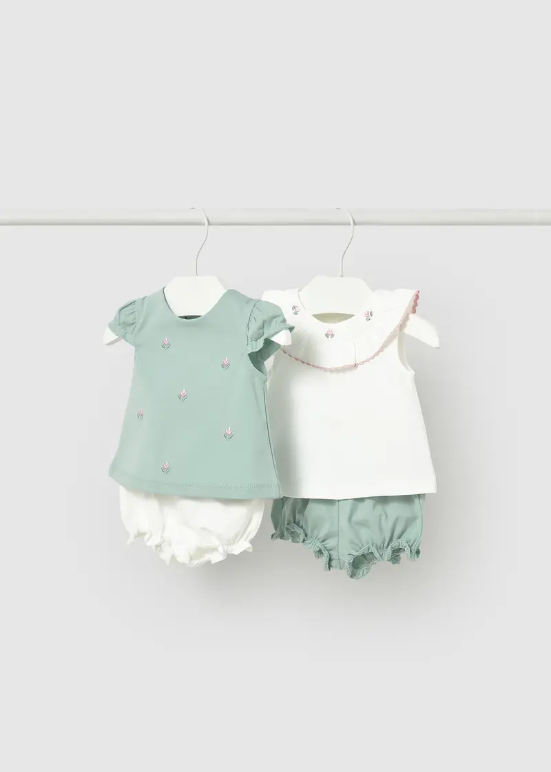 COMPLETO PANTALONE CORTO 4 PEZZI