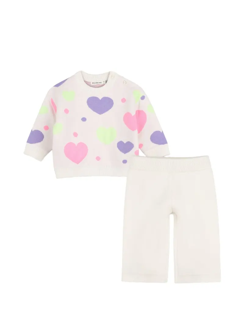 Completo per neonata Billieblush in maglia