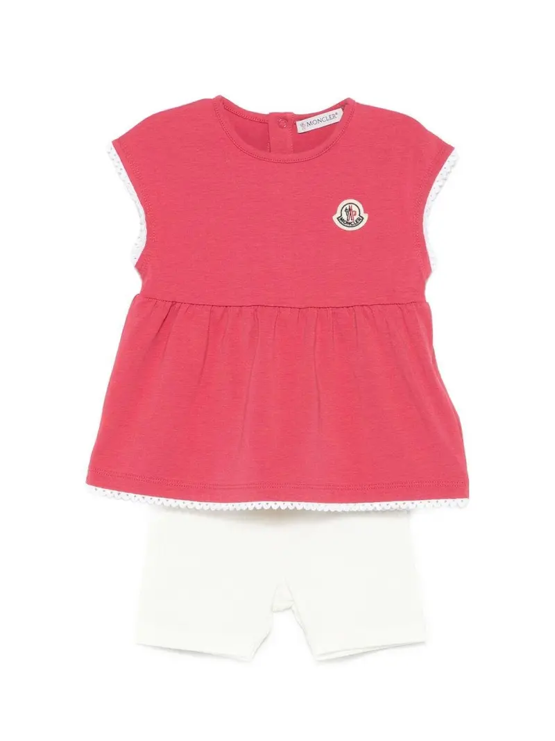 Completo per neonata Moncler Enfant due pezzi