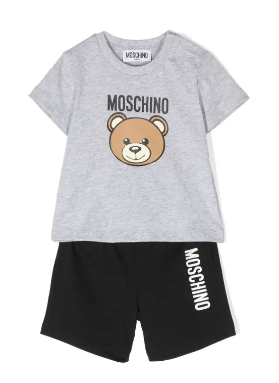 Completo  per neonato con Teddy Bear e logo