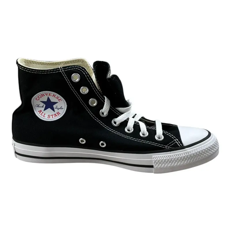 Converse Sneakers tinta unita con Lacci Nero per Bambino