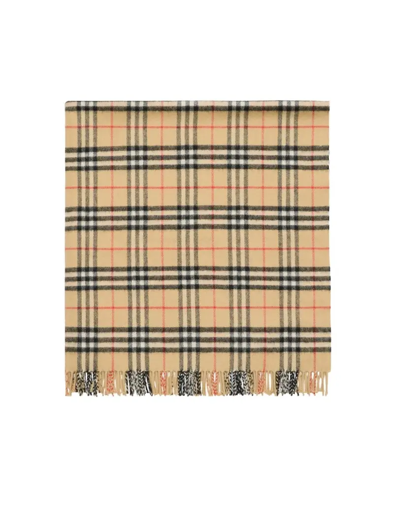 Coperta unisex Burberry Kids in check