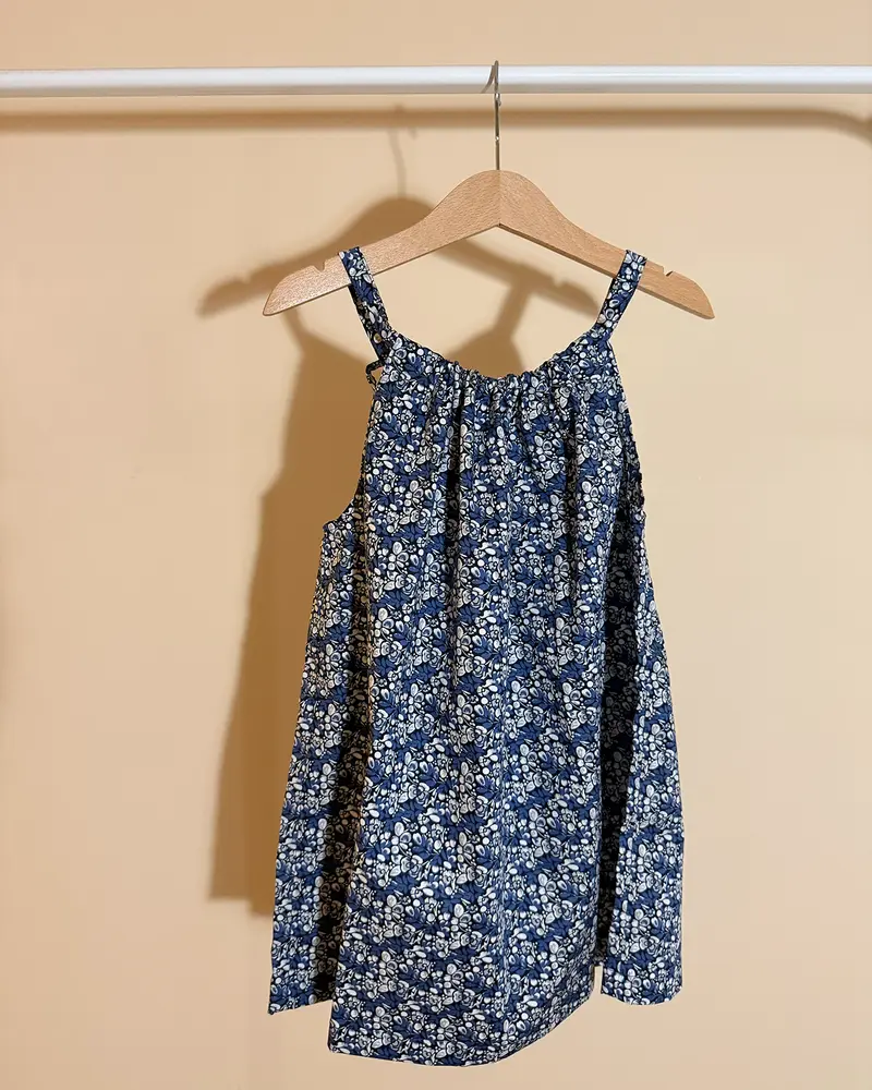 Copricostume regolabile - Fiori Blu