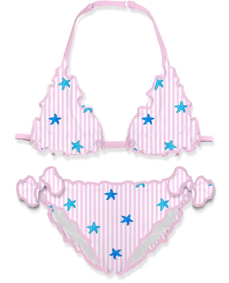 COSTUME A RIGHE 2PZ CON STELLE MARINE MC2 SAINT BARTH