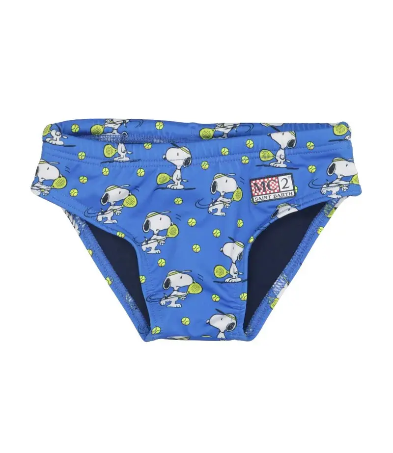 COSTUME A SLIP BLU CON FANTASIA SNOOPY TENNIS MC2 SAINT BARTH