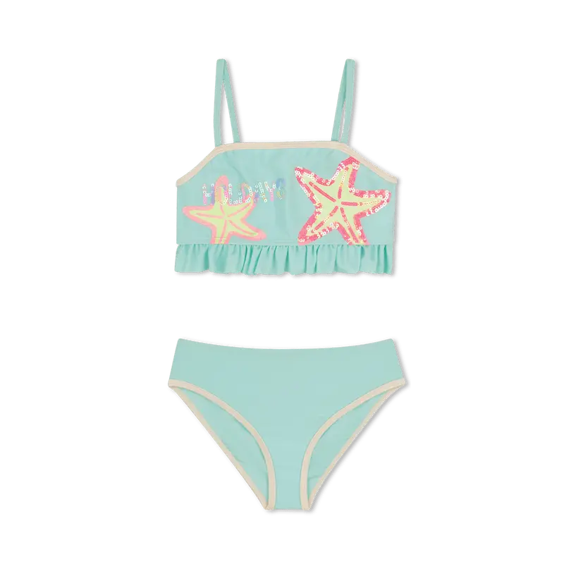 COSTUME DUE PEZZI TURCHESE CON PAILLETTES BILLIEBLUSH