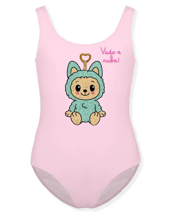 COSTUME INTERO MC2 SAINT BARTH ROSA CON LABUBU