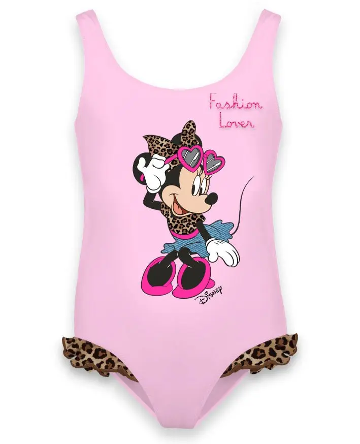 COSTUME INTERO ROSA MINNIE CON VOLANT MACULATO MC2 SAINT BARTH
