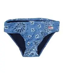 COSTUME SLIP BANDANA BLU MC2 SAINT BARTH