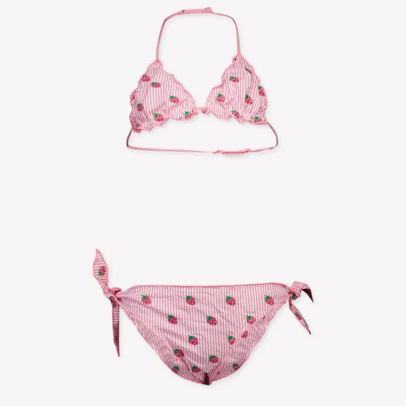 COSTUME TRIANGOLO A RIGHE CON FRAGOLE MC2 SAINT BARTH