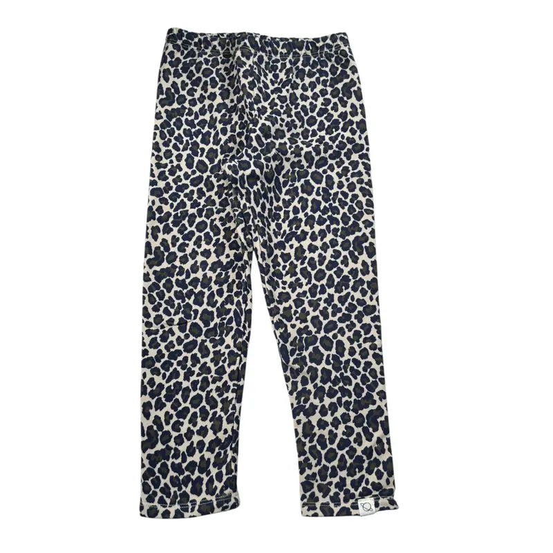 Cozmo Leggins tinta unita con Fantasia Maculata Beige per Bambina