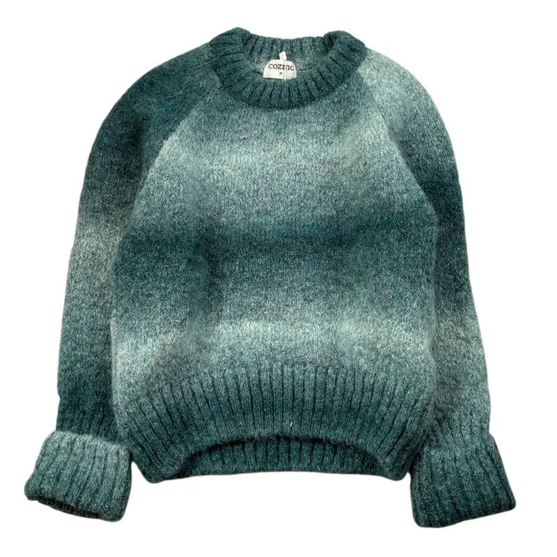 Cozmo Maglia tinta unita Girocollo Verde per Neonato