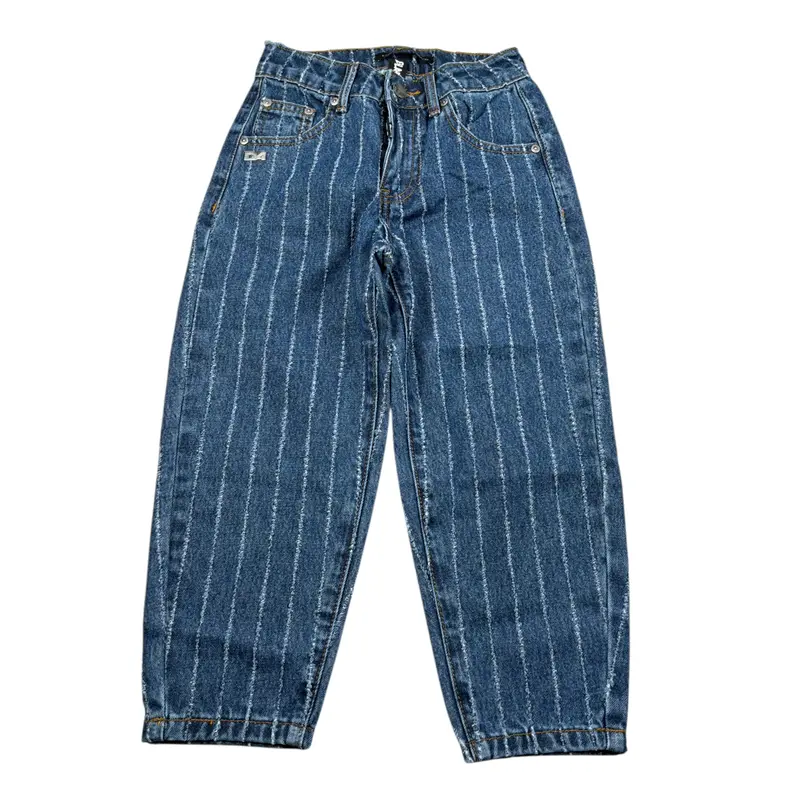 Daniele Alessandrini Jeans tinta unita con Girovita Regolabile Blu per Bambino