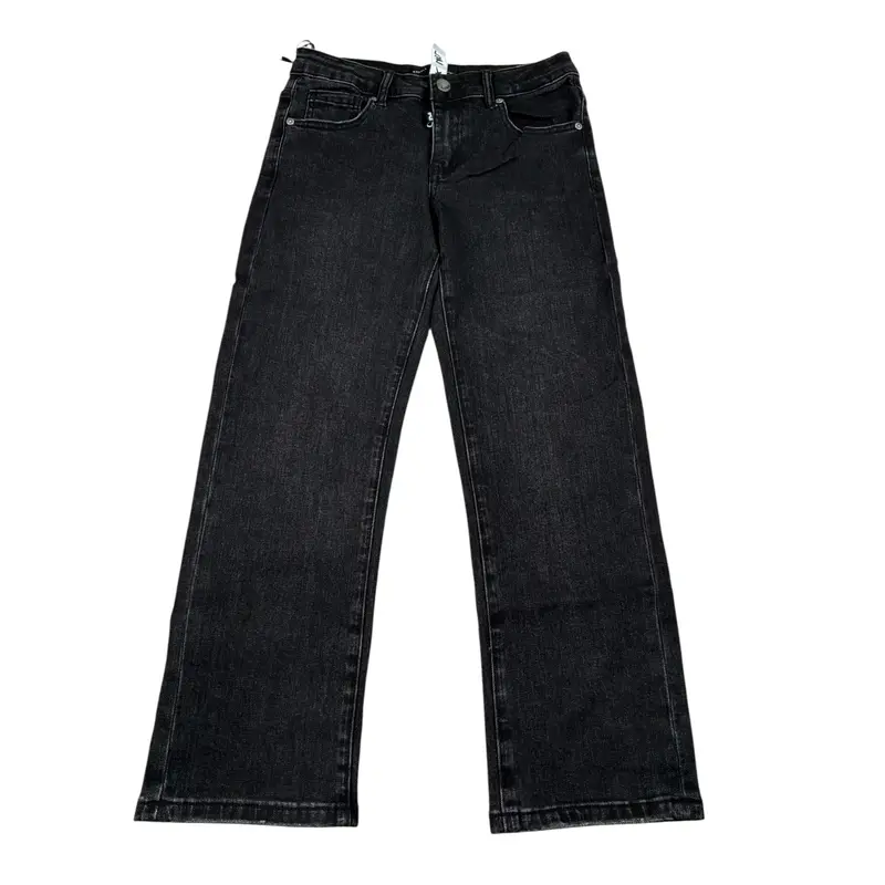Daniele Alessandrini Jeans tinta unita con Girovita Regolabile Nero per Bambino