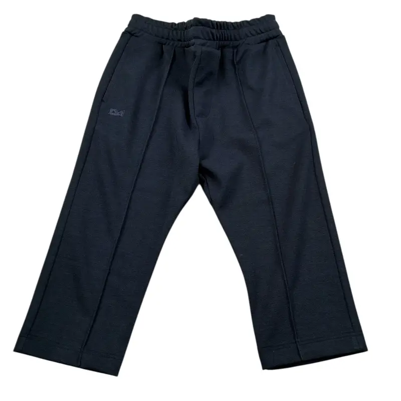 Daniele Alessandrini Pantalone tinta unita con Elastico In Vita Blu per Neonato