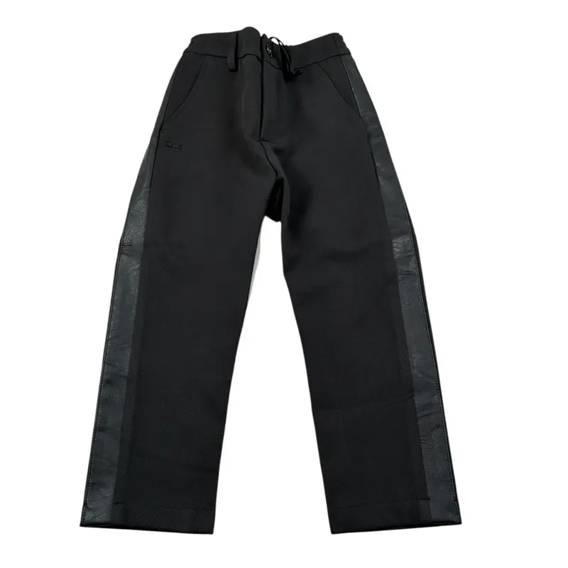 Daniele Alessandrini Pantalone tinta unita con Elastico In Vita Nero per Bambino