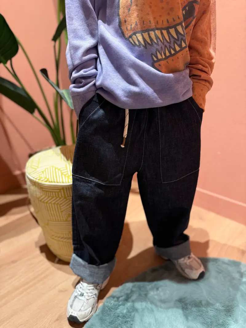 Denim Dark Tasca Ampia
