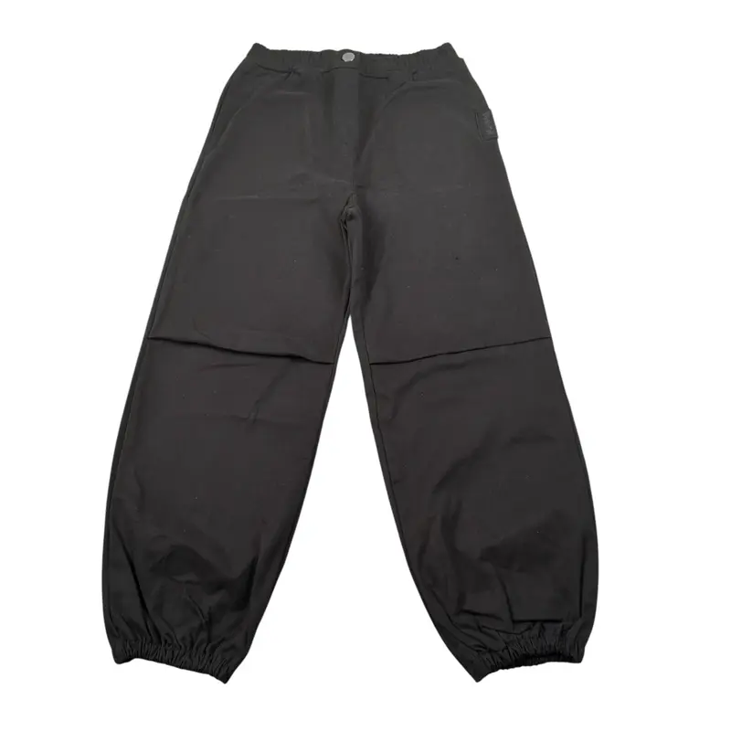 Disclaimer Pantalone tinta unita con Elastico In Vita Nero per Bambino
