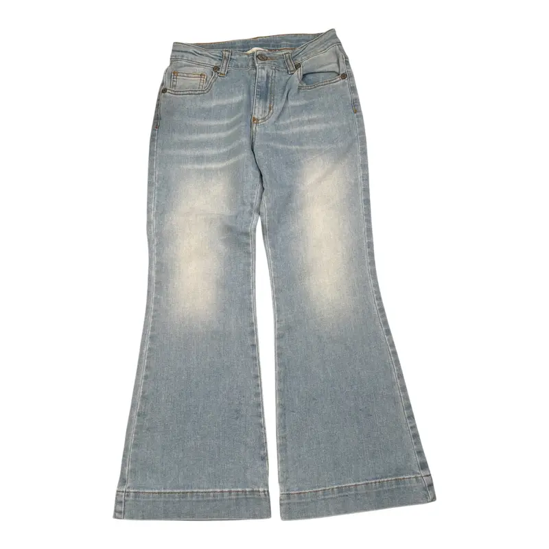 Dixie Jeans tinta unita Modello A Zampa Azzurro per Bambina