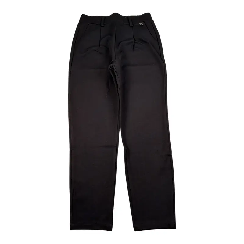 Dixie Pantalone tinta unita con Elastico In Vita Nero per Bambina
